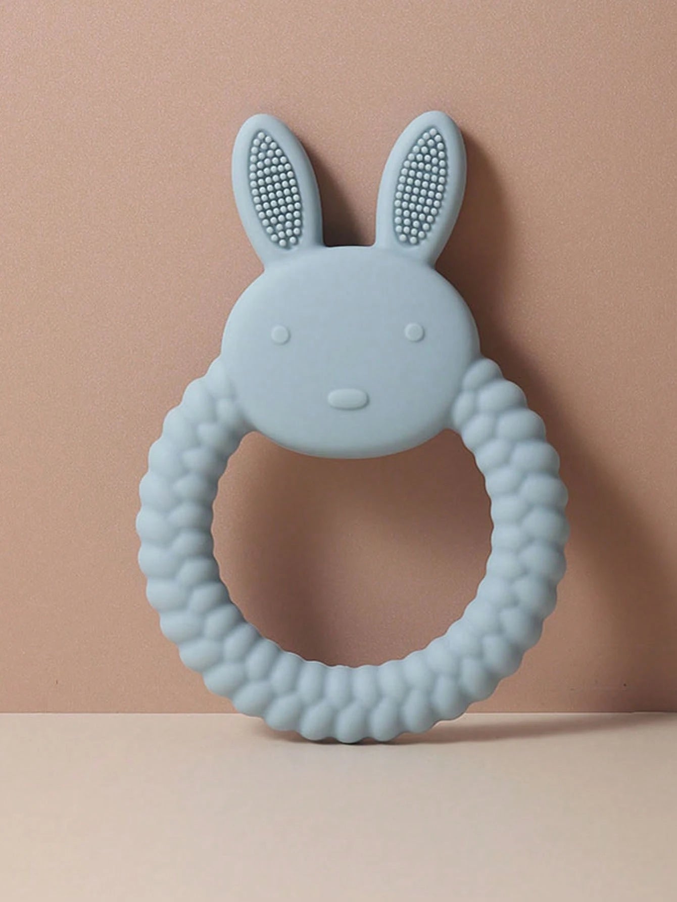 Anneau de dentition en silicone – Lapin doux