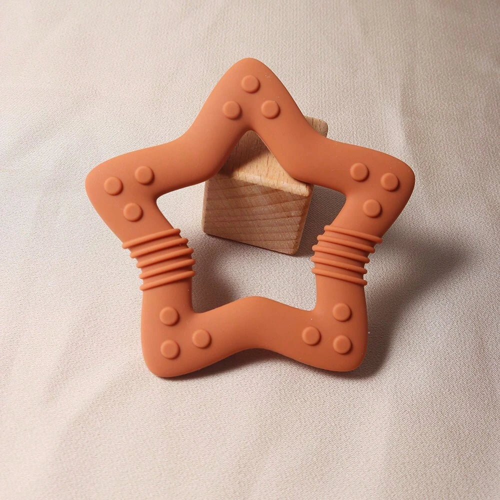 Anneau de dentition en silicone – Etoile