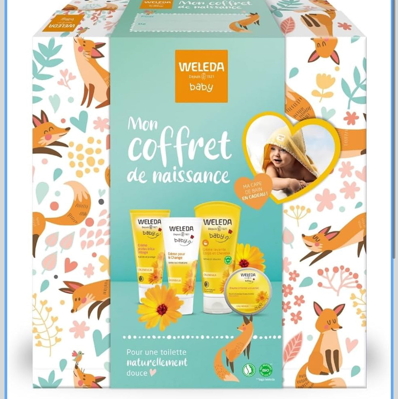 Coffret naissance – Soin douceur bébé
